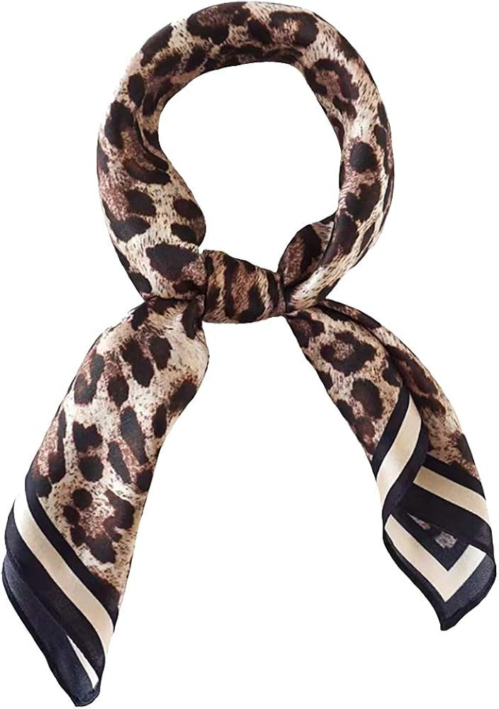 ANDANTINO 100% Real Mulberry Silk Scarf -21'' x 21''- Lightweight Neckerchief –Women Men Small ... | Amazon (US)