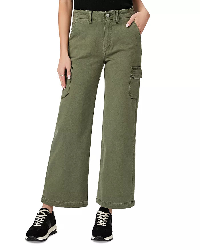 Carly Wide Leg Cargo Pants in Vintage Ivy Green | Bloomingdale's (US)