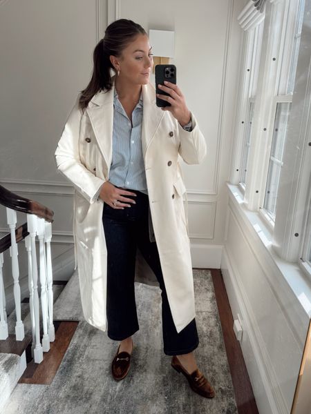 Wearing size XL in jacket + top, 1X in bottoms. Top is maternity, nursing, and pumping friendly! Use code CARALYN10 at checkout with Spanx. 

#LTKstyletip #LTKmidsize #LTKworkwear