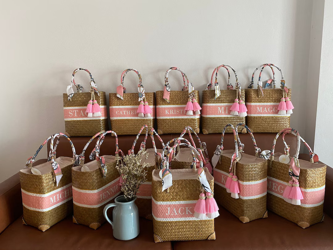 Velmar Personalized Tote Bag Corporate / Corporate Logo Vacation Trip Fashion Gift for Mom - Etsy | Etsy (US)