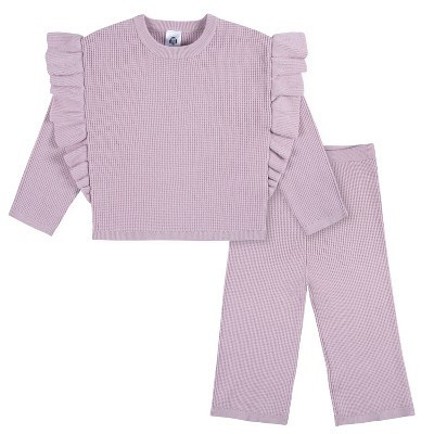 Gerber Baby and Toddler Girls' Sweater Knit Set - Lavender - 3T - 2-Piece | Target