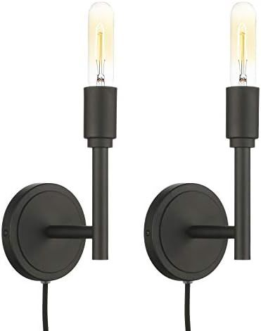 Matte Black Plug-in Sconces | Amazon (US)