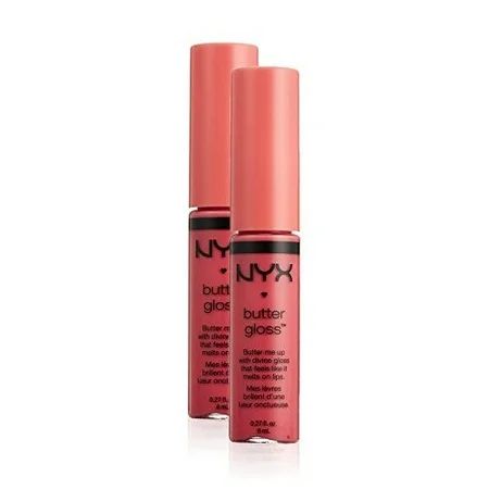 NYX Cosmetics Butter Lip Gloss Peaches and Cream - Pack of 2 | Walmart (US)