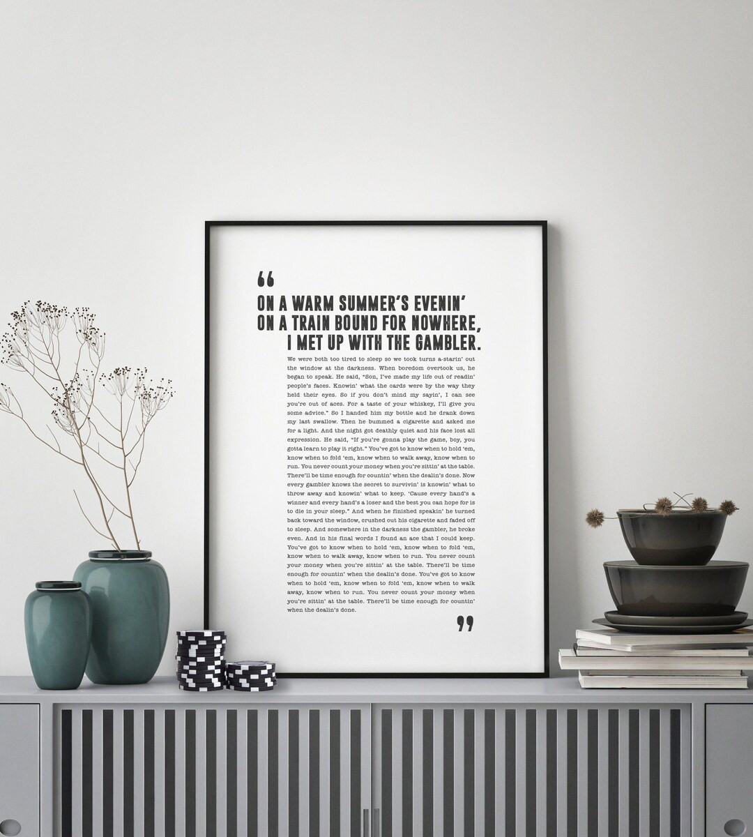 The Gambler Kenny Rogers Poster Song Lyrics Print - Etsy | Etsy (US)