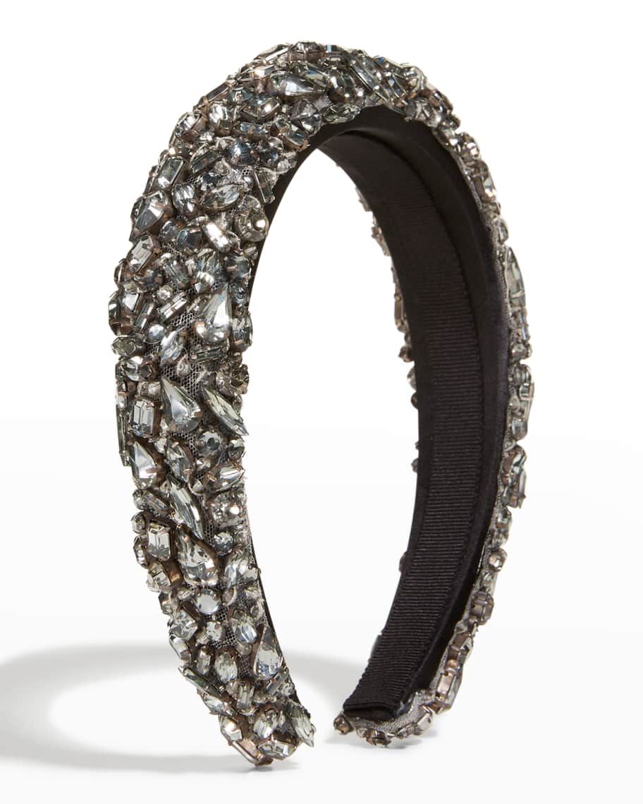 Czarina Crystal Embellished Headband | Neiman Marcus