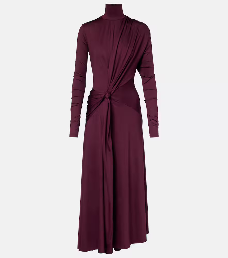 Victoria Beckham Jersey midi dress | Mytheresa (DACH)