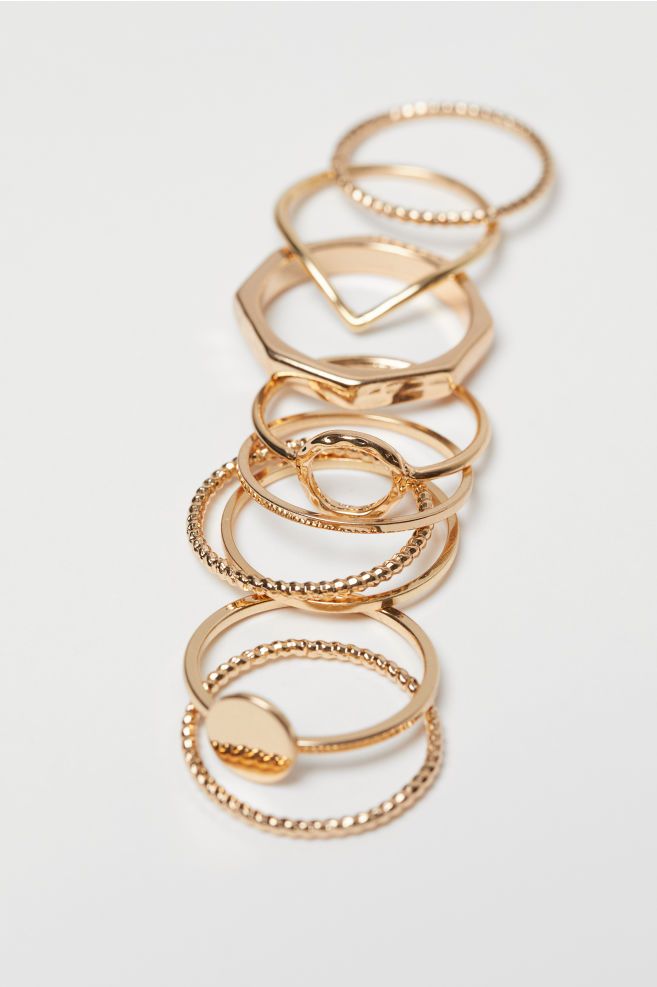 9-pack Rings | H&M (US + CA)