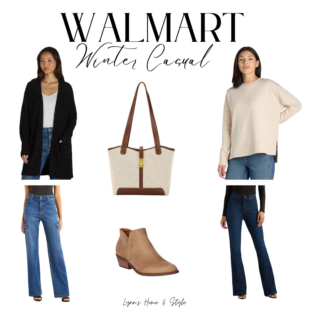 ❄️ Winter Vibes at Walmart ❄️ Embrace the chill in style with @Walmart cozy sweatshirt—perfect for staying warm and fashionable. Pair it with a snug beanie and your favorite jeans for a timeless winter look. #WalmartFashion #WinterOutfit #CozyAndChic #ankleboots 

 #LTKStyleTip #LTKShoeCrush #LTKItBag