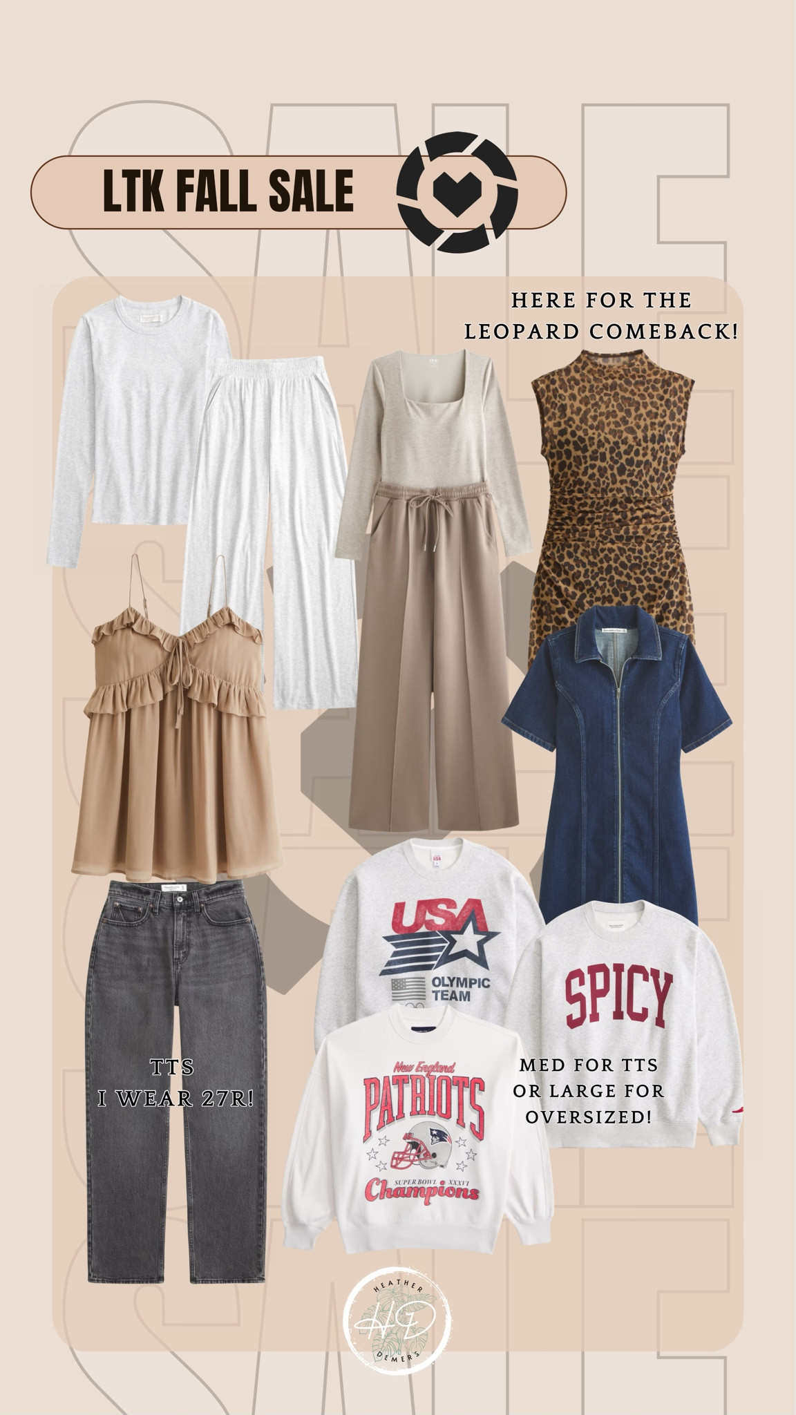 Abercrombie never misses, and always my go to for both basics and unique pieces!! 

Starting 9/26 thru 9/29 you can tap the code below to grab an exclusive LTK code to save 20% on your entire purchase! 

#LTKFallSale #LTKStyleTip #LTKSeasonal