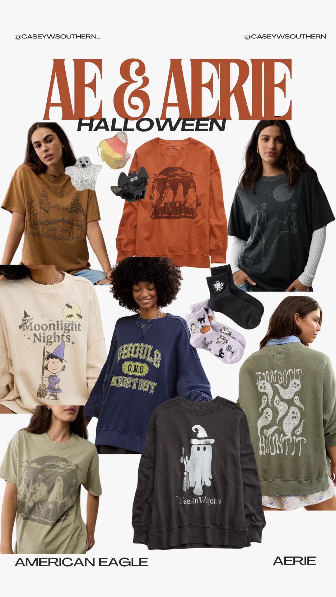 Aerie and American eagle Halloween cutie items 

#LTKStyleTip #LTKSeasonal #LTKFindsUnder100