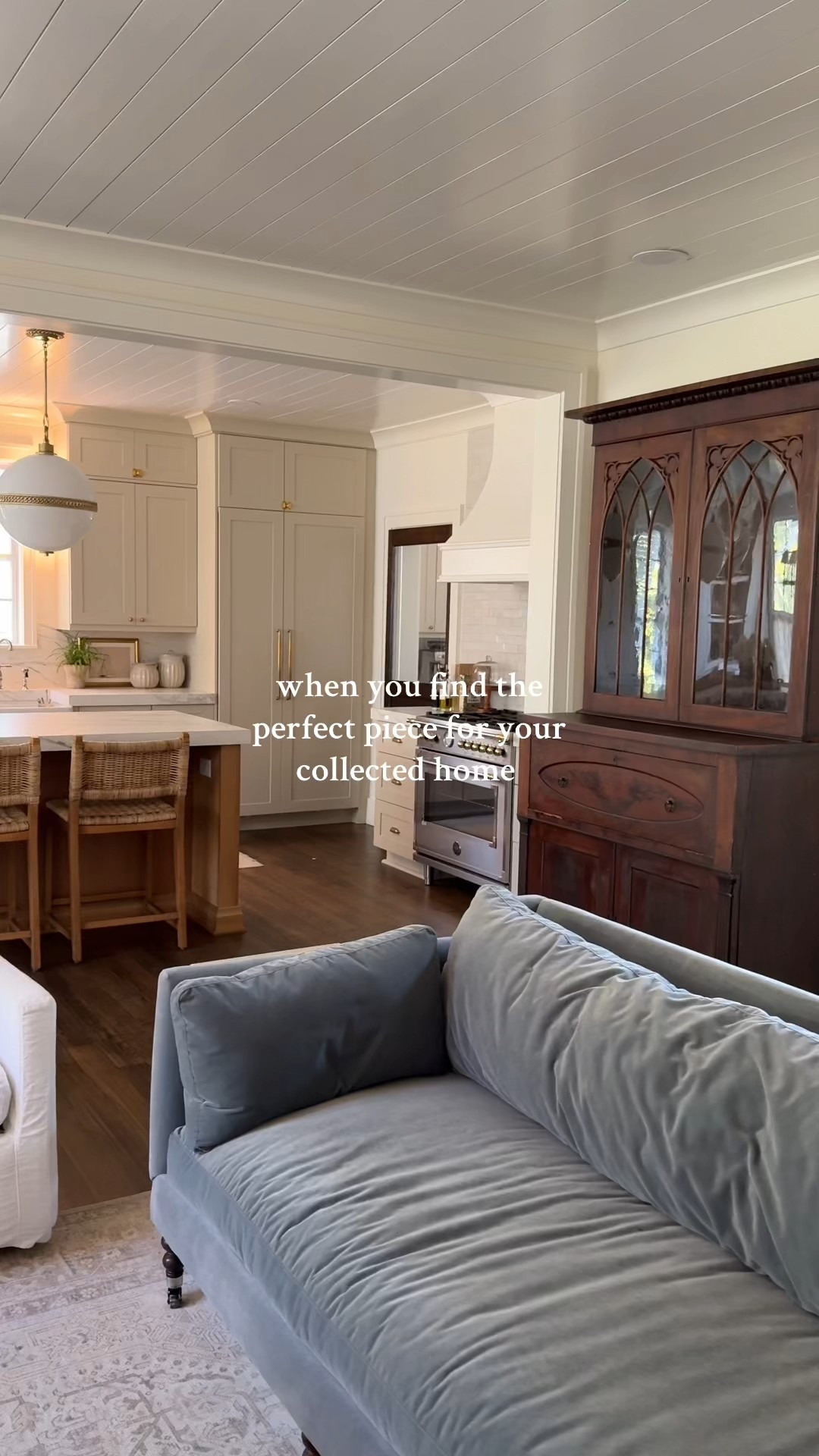 Coastal and collected, blue dogs, vintage, kitchen, lighting, brass. 

#LTKHome #LTKSeasonal #LTKWatchNow