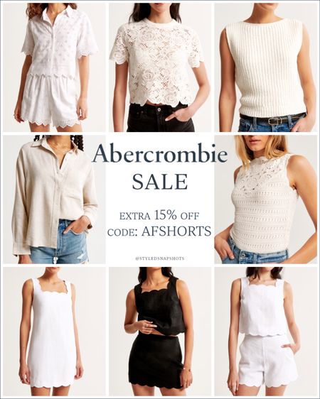 Abercrombie sale! Take an extra 15% off with code AFSHORTS 

matching set, vacation outfit, summer outfit, bride 

#LTKSeasonal #LTKStyleTip #LTKFindsUnder100