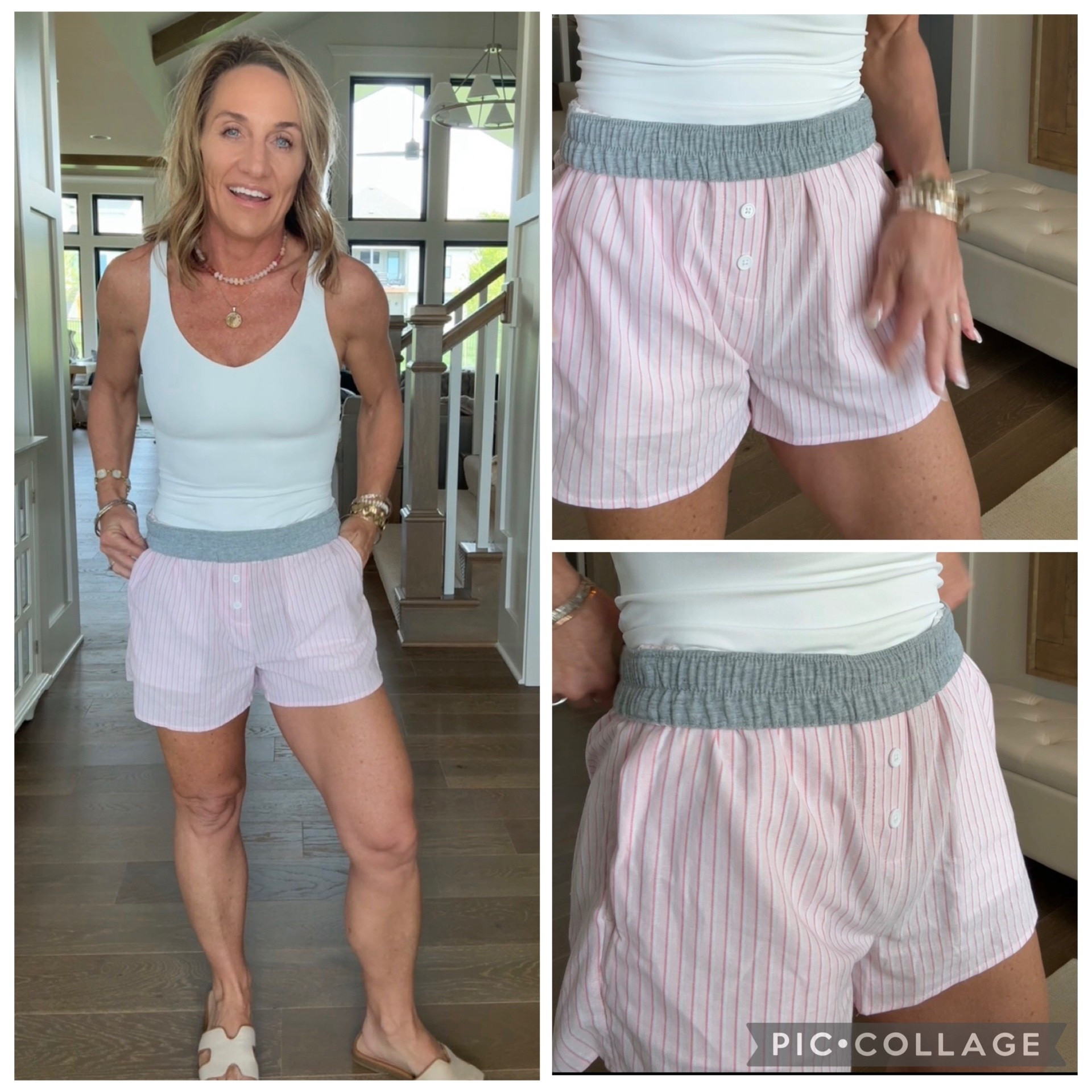 $9 boxers and I’m grabbing more than one 👀💕

These pink striped cuties are the perfect little “summer kickoff” gift for your college/high school girlies… or honestly, just keep them for yourself because they’re THAT good for hot days ☀️

Comfy, cute, and under $10 = no brainer.  Also come in a darling blue also 🩵.



#LTKOver40 #LTKActive #LTKMothersDay