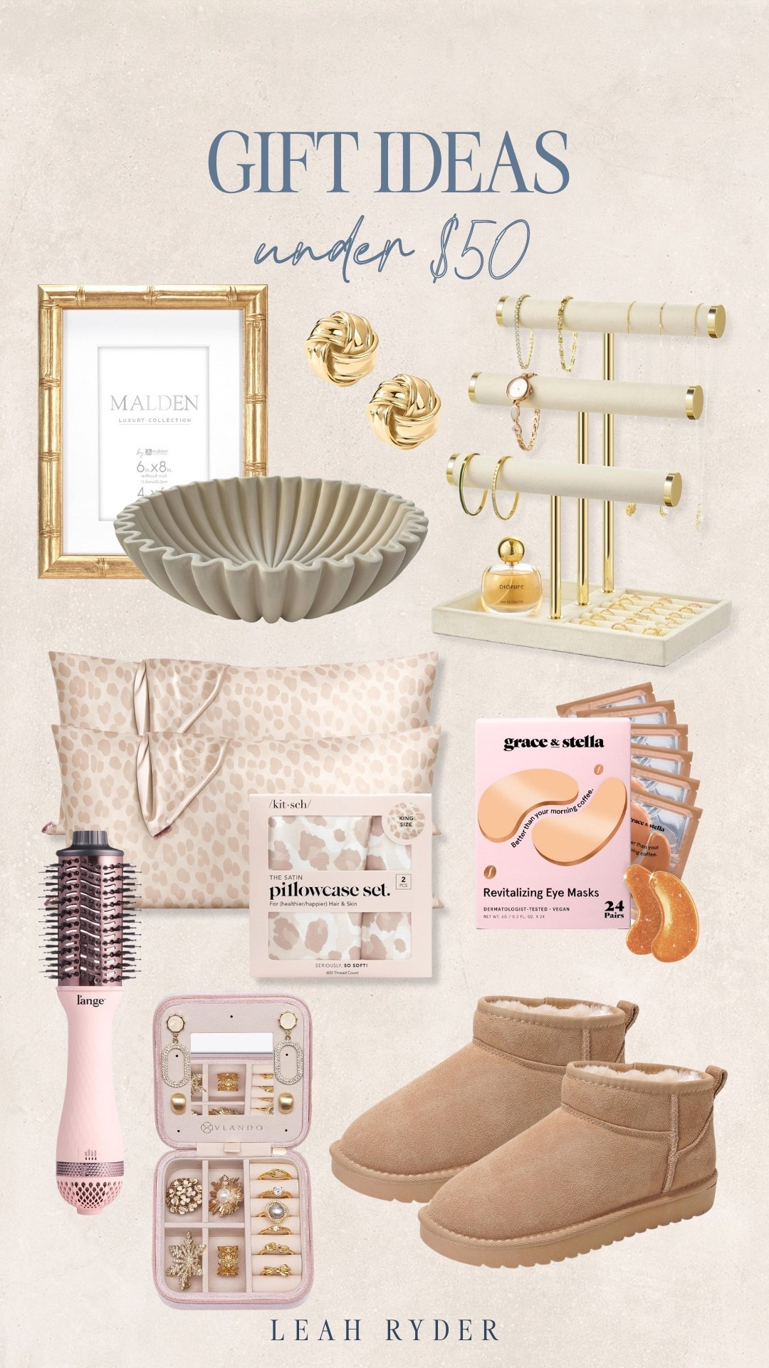 These Amazon gifts under $50 include home decor, beauty sets, jewelry organizers, and cozy accessories. Each item is budget-friendly and practical for everyday use. These affordable gift ideas work for friends, family, coworkers, and teachers. Shop bestselling holiday gifts that stay under $50 without sacrificing quality.

#LTKselfcare #LTKGiftGuide #LTKHoliday