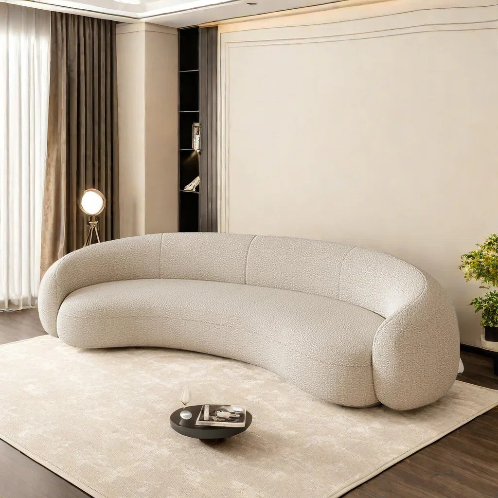 Walkoly Modern Simple Style Curved Sofa | Wayfair | Wayfair North America