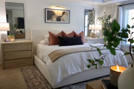 Loving my new bedroom design. So peaceful, neutral & calm 🫶🏾

#LTKhome