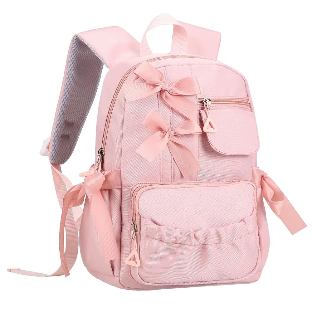 Phaoullzon Toddler Preschool Backpack for Girls - Kids Bow Ballet Dance Bags | Amazon (US)