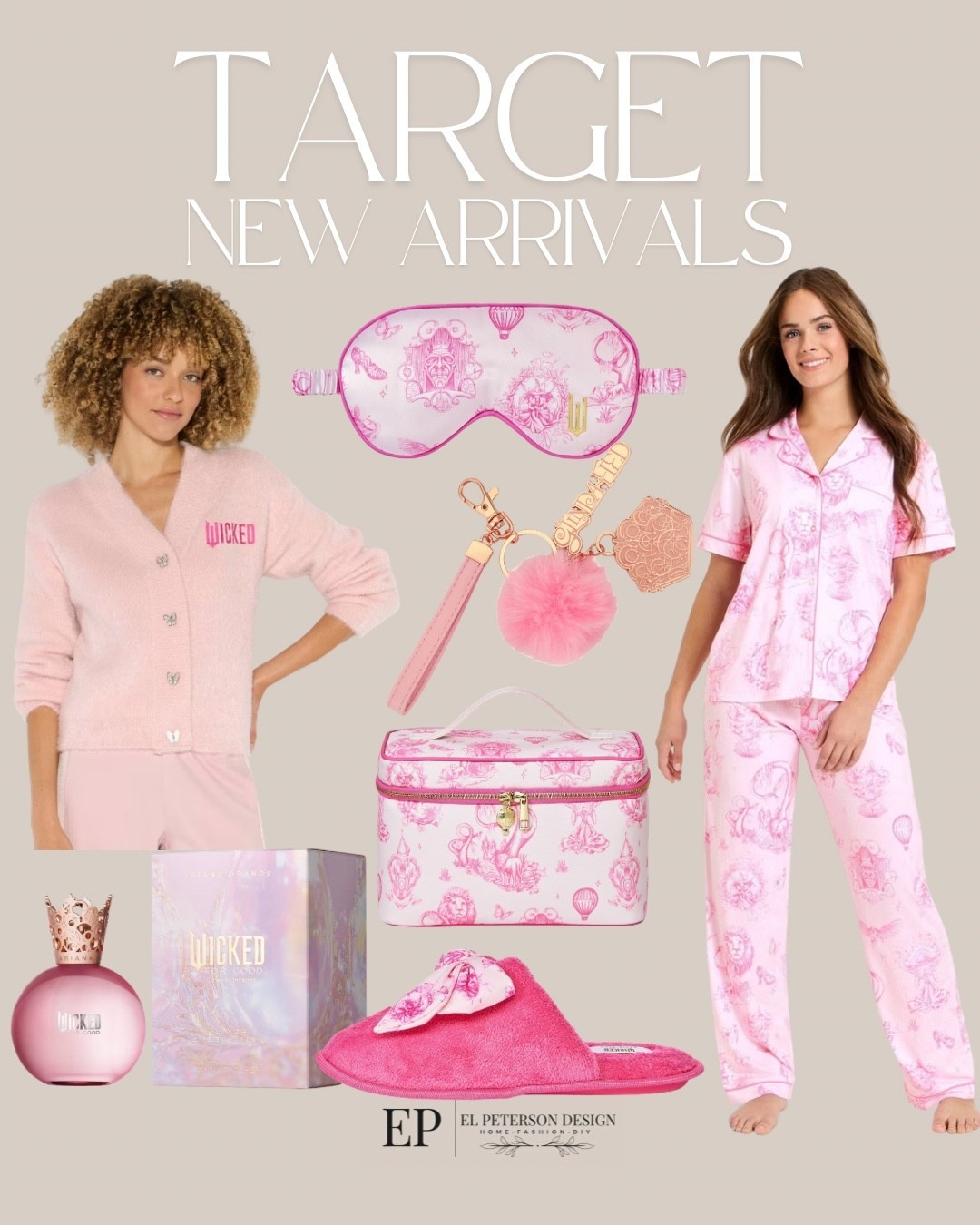 Target 
New arrivals 
These would make grade gifts for the WICKED fans 
Pjs
Eye cover
Makeup purse
Slippers
Perfume
Keychain


#LTKFindsUnder100 #LTKFindsUnder50 #LTKStyleTip