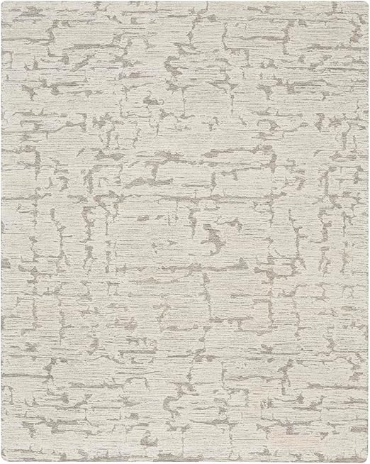 Calvin Klein Sculptural Grey 7'9" x 9'9" Area Rug, Contemporary, Abstract, Easy Cleaning, Non She... | Amazon (US)