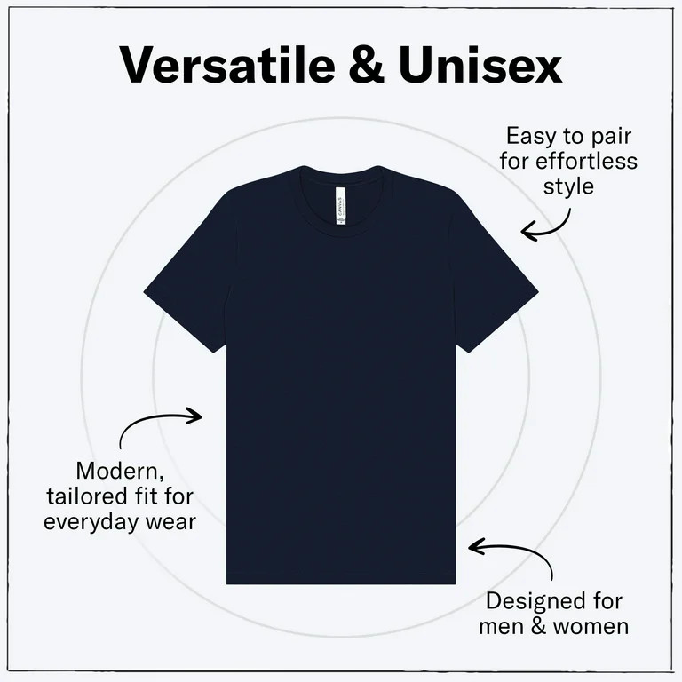 BELLA+CANVAS Youth Unisex Short Sleeve Crew T-Shirt for Crafting, White, Medium | Walmart (US)