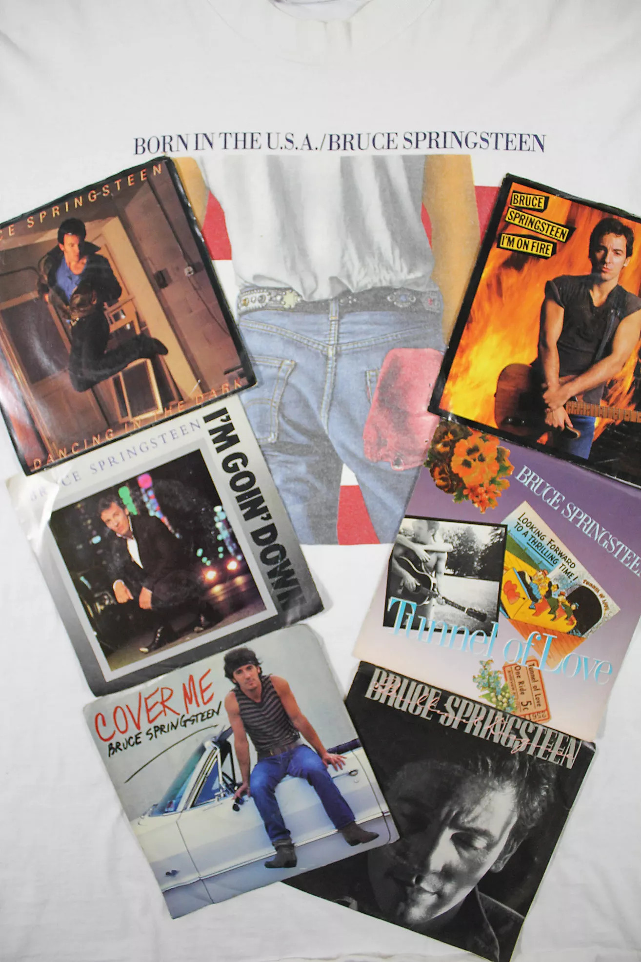 1984 Bruce Springsteen Tee & Keepsake Record Bundle Selected By Moons + Junes Vintage | Free People (Global - UK&FR Excluded)