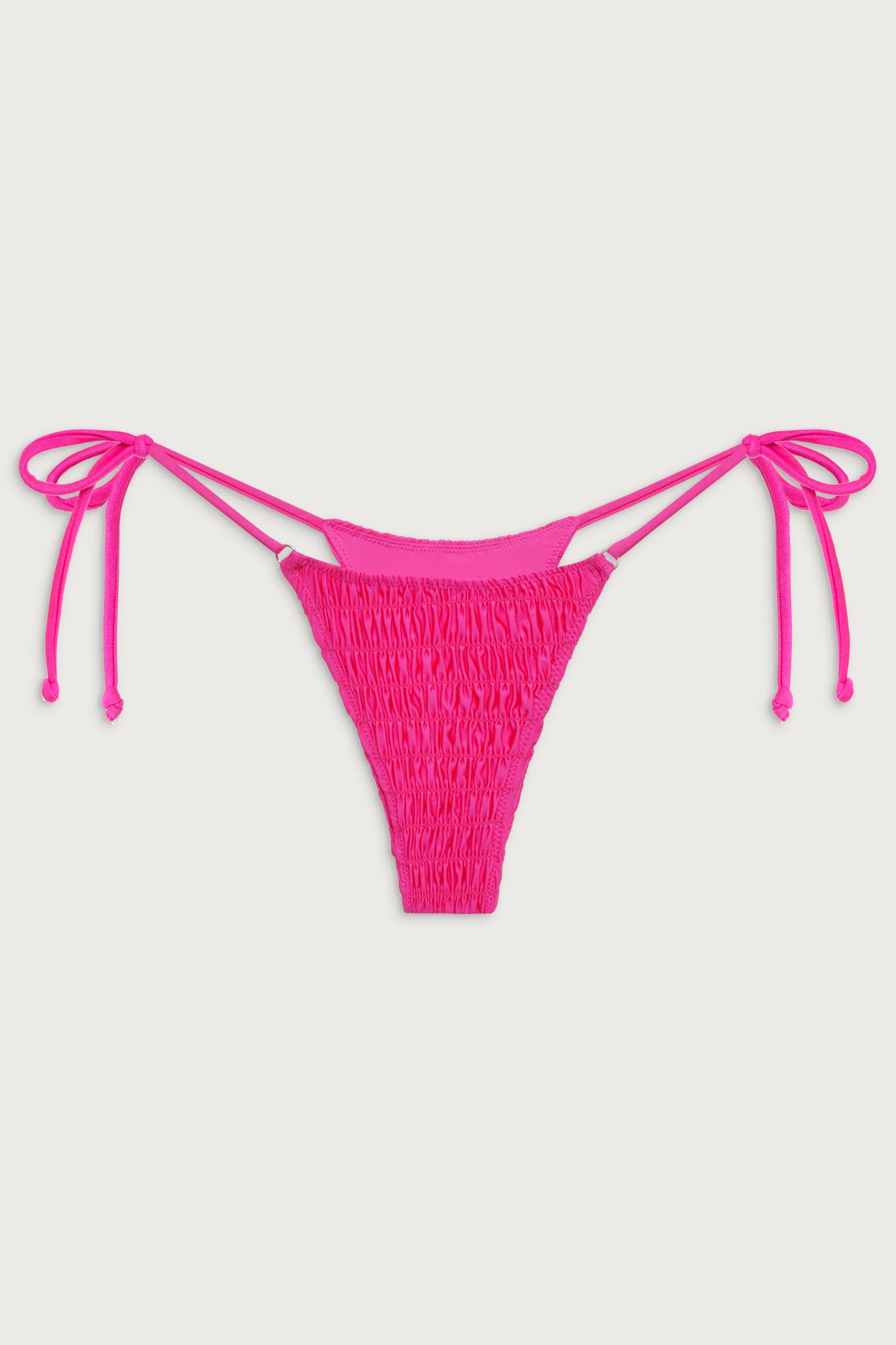Divine Skimpy Shine Bikini Bottom - Candy Pink | Frankies Bikinis