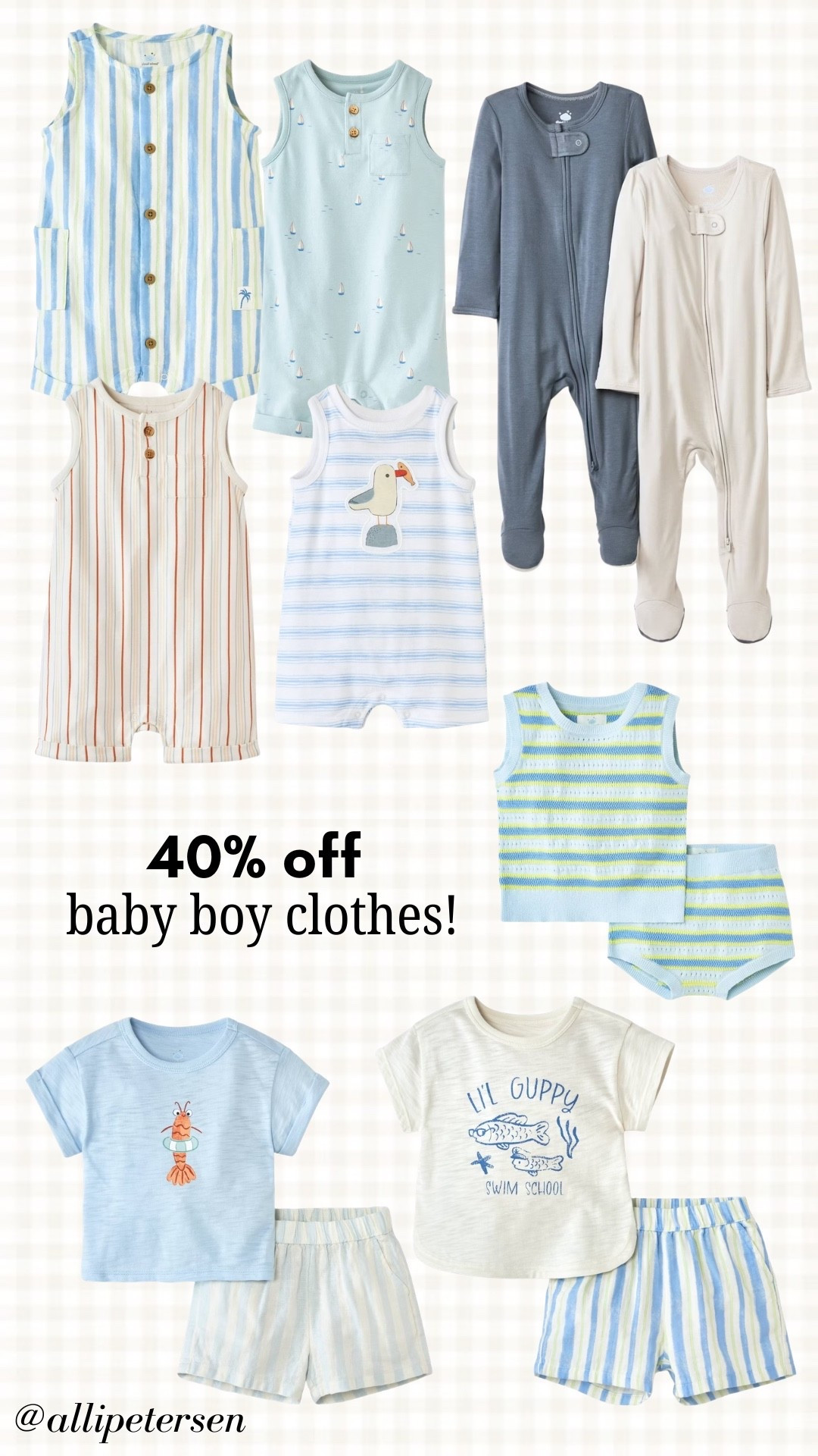 40% off at Target for cloud island baby boys and girls clothes 🙌🏼

#LTKBaby #LTKSaleAlert #LTKmomlife