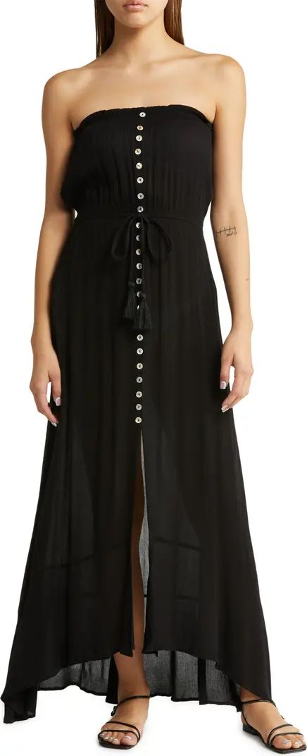 Strapless Maxi Cover-Up Dress | Nordstrom