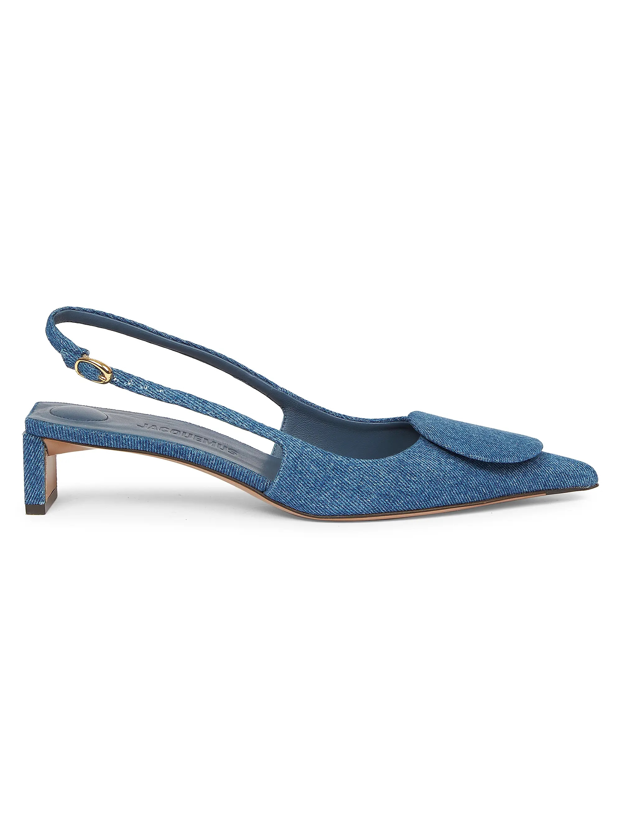 Duelo 40MM Denim Slingback Pumps | Saks Fifth Avenue