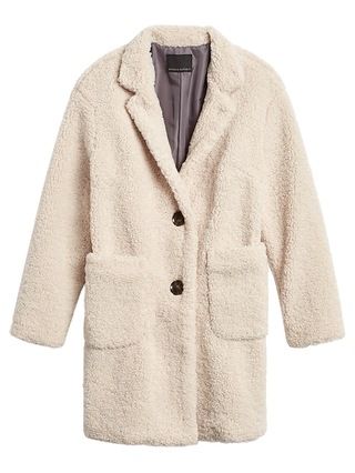 Sherpa Cocoon Coat | Banana Republic (US)