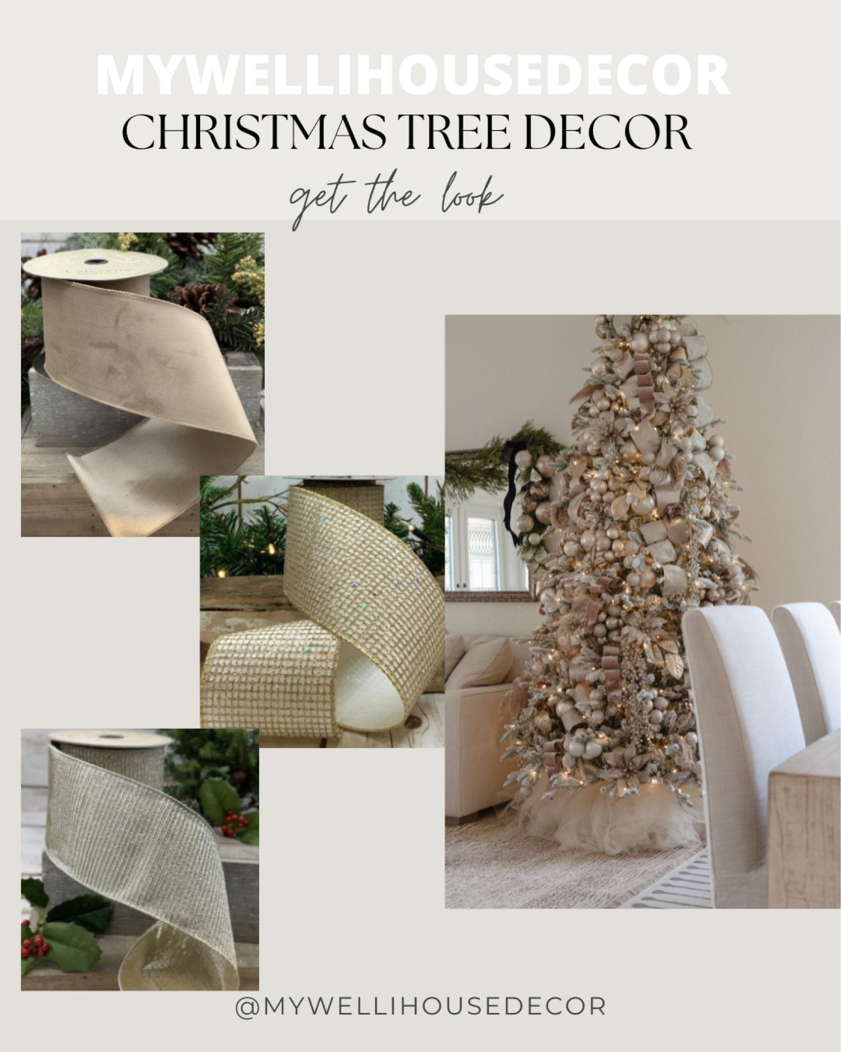 My Christmas ribbons! Very limited quantities 

#LTKHoliday #LTKsalealert #LTKSeasonal