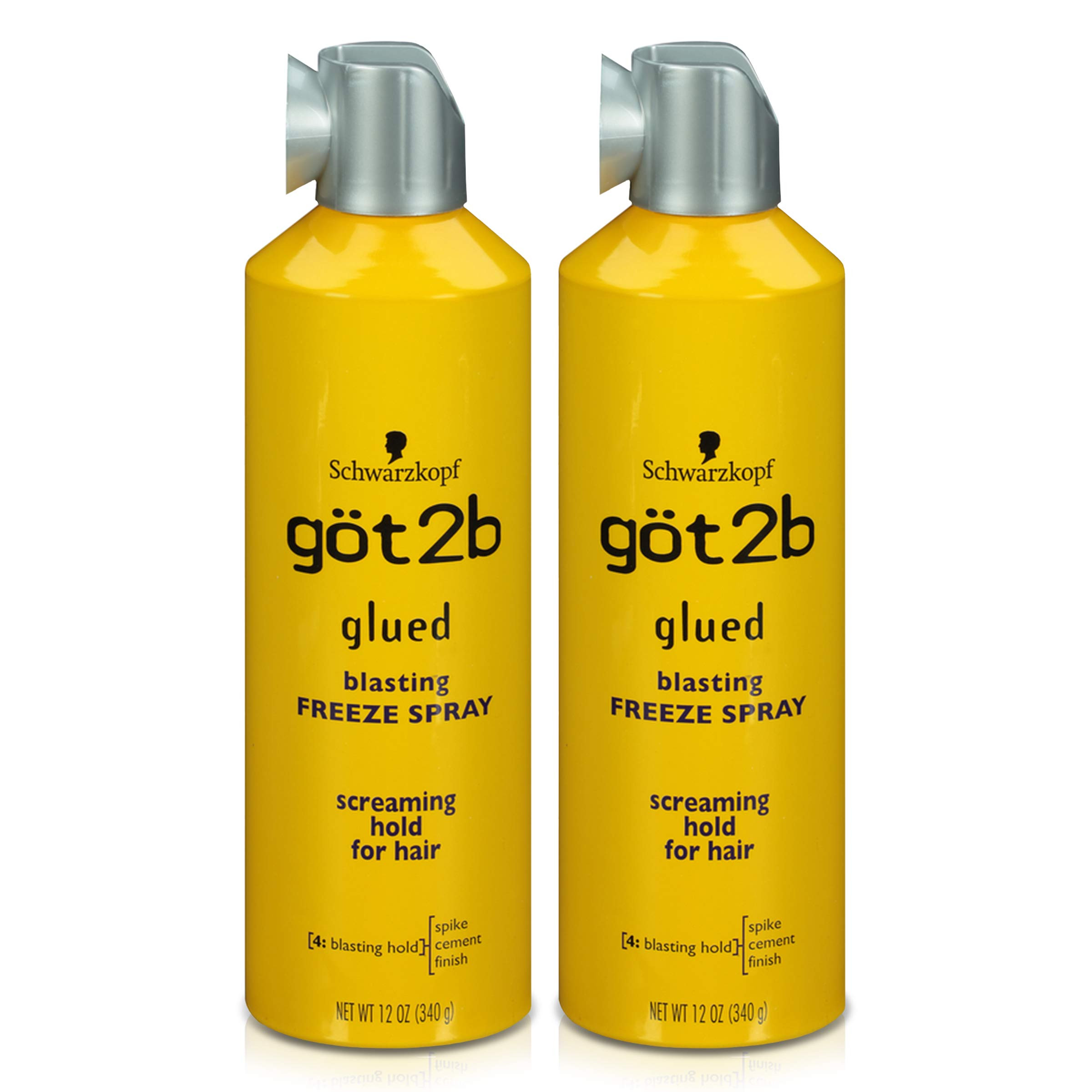Got2b Glued Blasting Freeze Hairspray, 12 oz, Pack of 2 | Amazon (US)