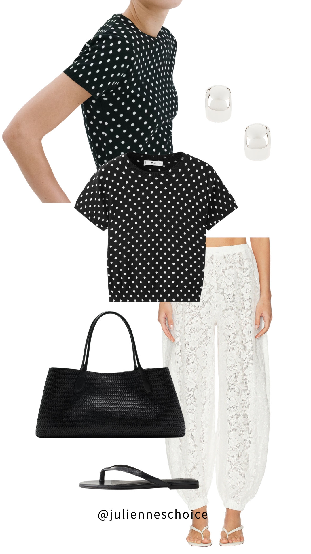 Polka dots but styled the modern way

Just clean and elevated✨julienneschoice  

 #polkadot #minimalstyle #LTKootd 

 #LTKootd #LTKSeasonal