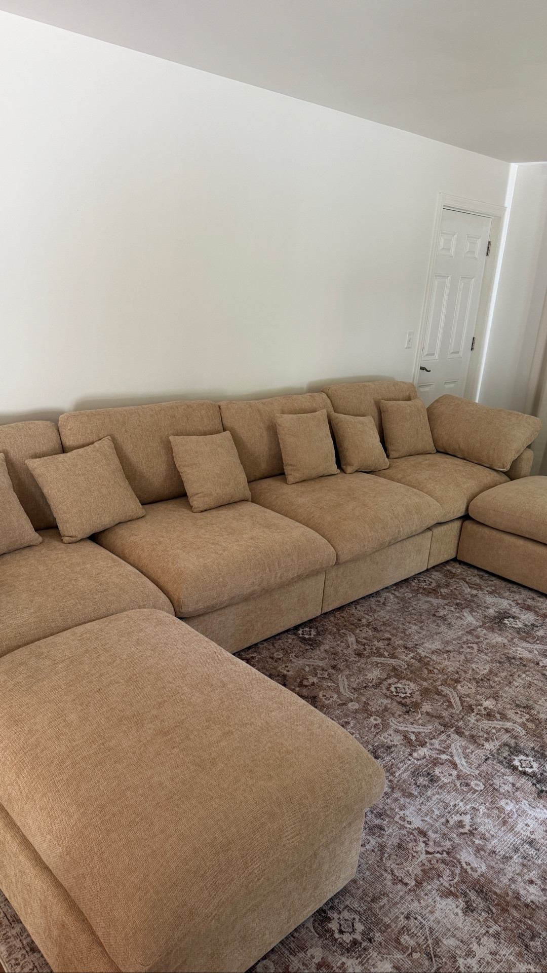 Greatly surprised by these couches! We added Velcro strips so the cushions don’t move and it’s life changing! This color is exactly what I was looking for🥰🤎

#LTKHome