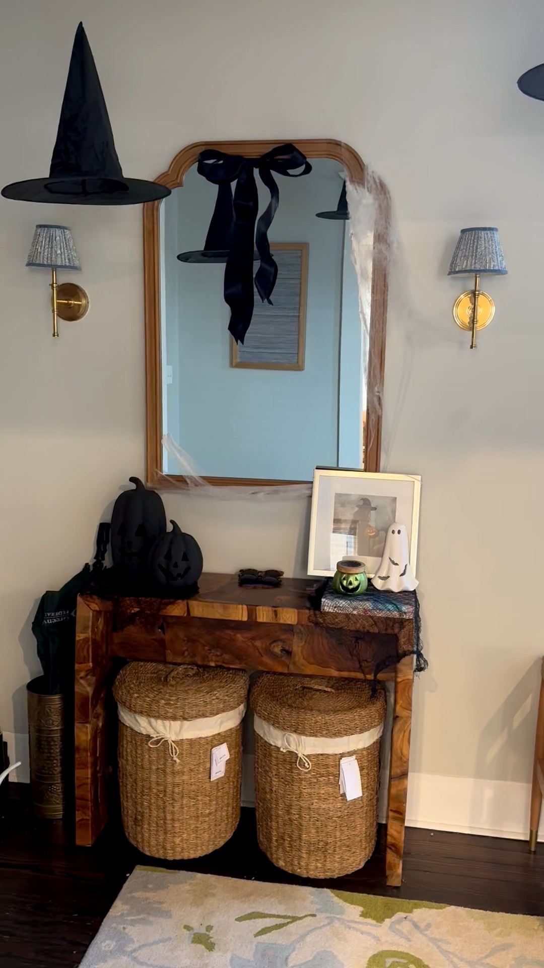 Halloween set up in our front hall!! Simple, but so cute!

#LTKSeasonal #LTKHome #LTKHalloween