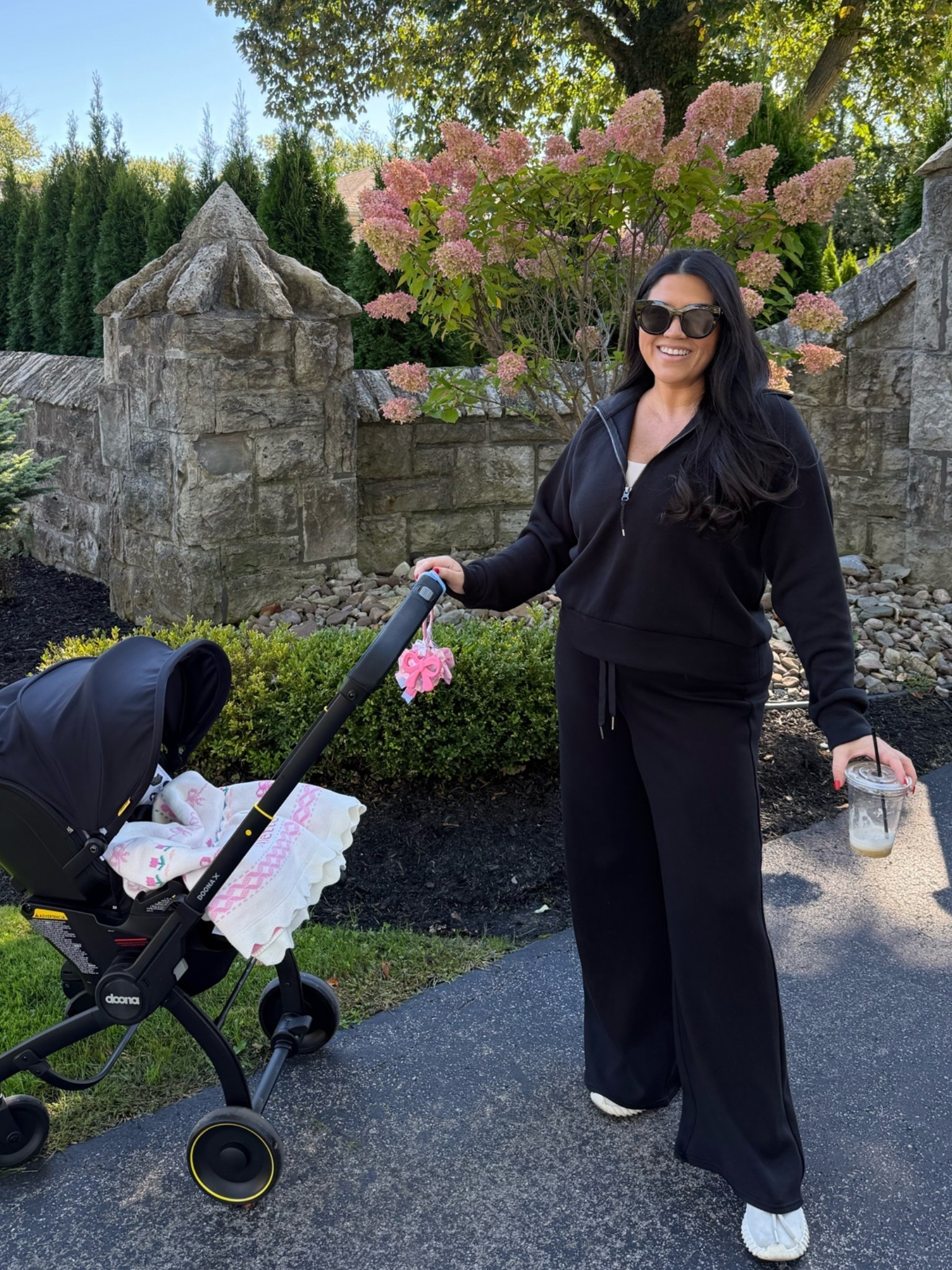 Favorite time of the day, our daily walks! Putting my favorite sets to good use during PP

#LTKActive #LTKmomlife #LTKMidsize