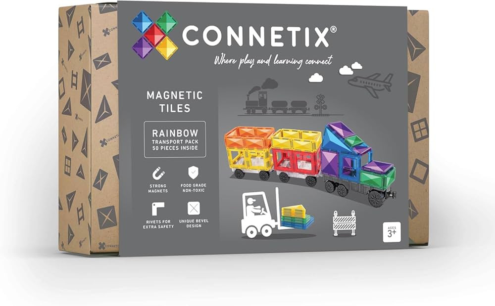 Amazon.com: CONNETIX Rainbow Transport Pack, 50 Pieces : Toys & Games | Amazon (US)