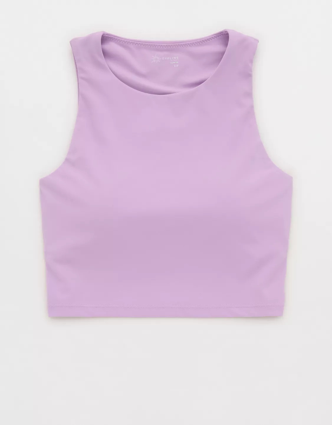 OFFLINE By Aerie Real Me XTRA High Neck Longline Sports Bra | Aerie