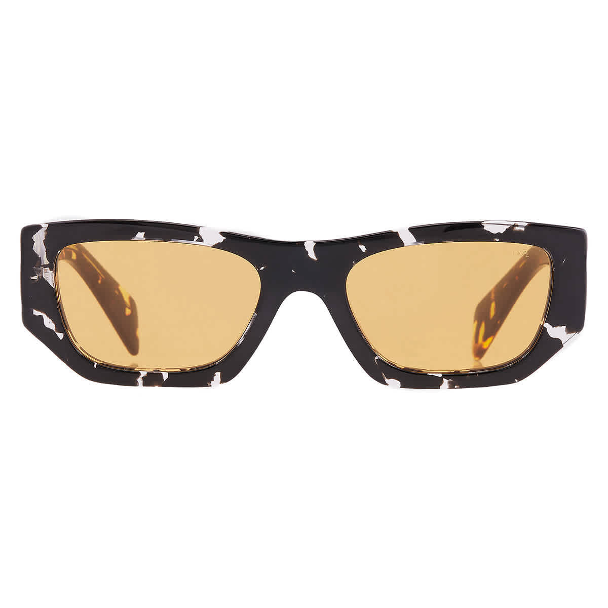 Prada Yellow Rectangular Unisex Sunglasses PR A01S 15O10C 53 | Jomashop.com & JomaDeals.com