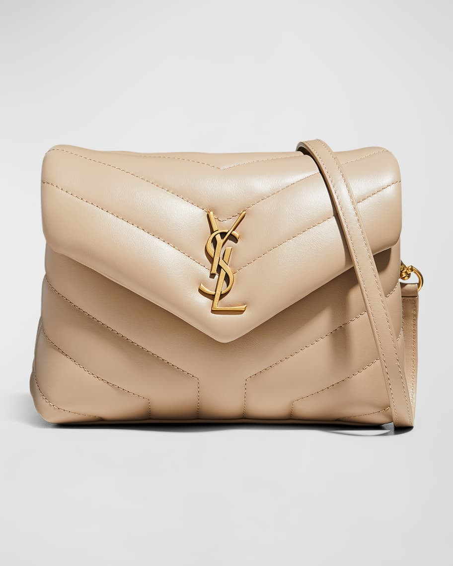 Saint Laurent Loulou Toy YSL Crossbody Bag in Quilted Leather | Neiman Marcus
