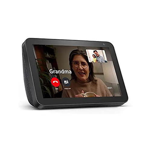 Echo Show 8 (1st Gen, 2019 release) -- HD smart display with Alexa – Unlimited Cloud Photo Storage – Digital Photo Display - Charcoal | Amazon (US)