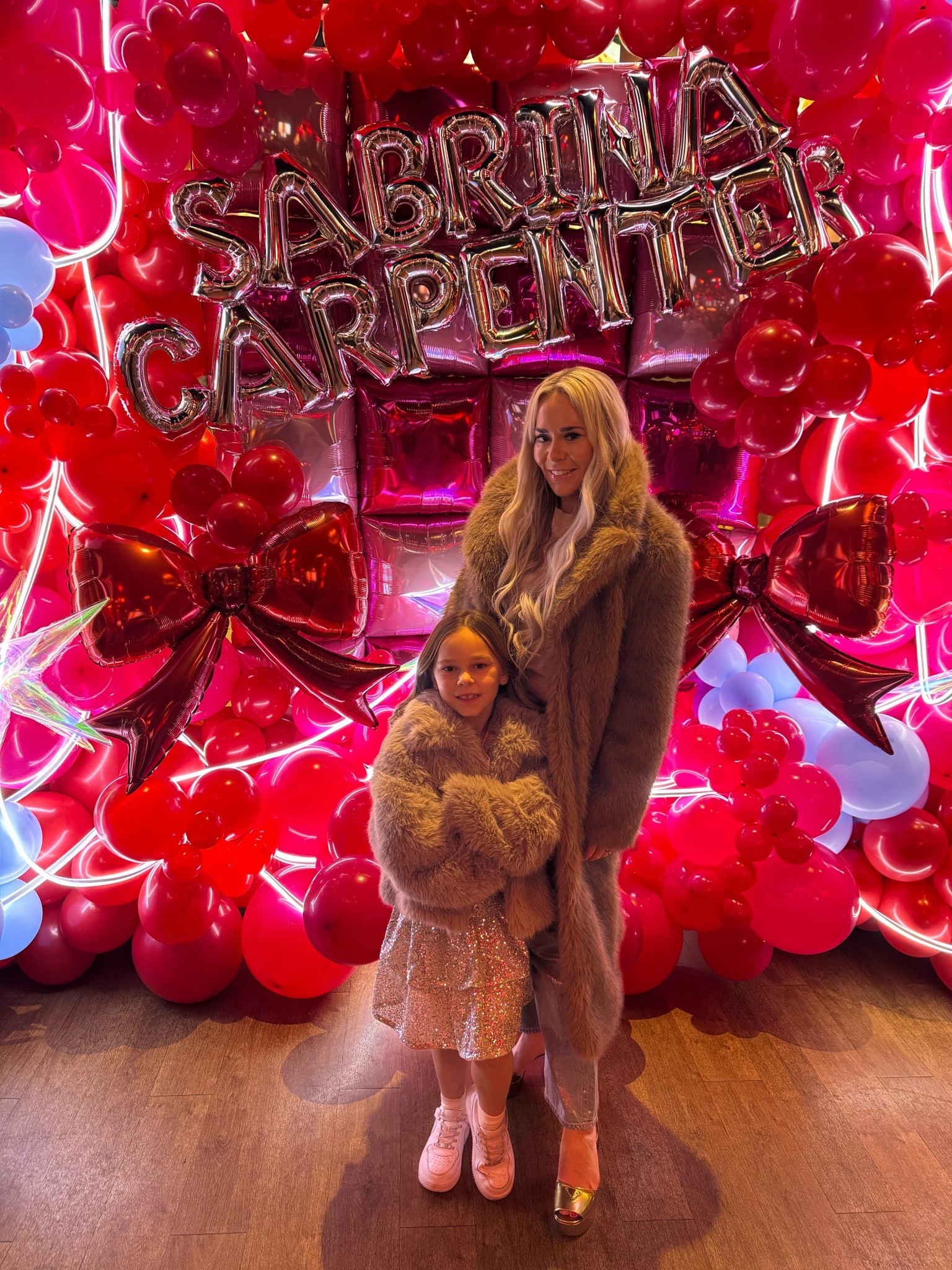 Sabrina Carpenter! 💋So much fun! Loved these shiny silver jeans and subtle sequin top. Fur coat is brand new and will be on heavy repeat all winter! Linked Frankie’s fit too! 

#LTKcanada #LTKfall #LTKwinter