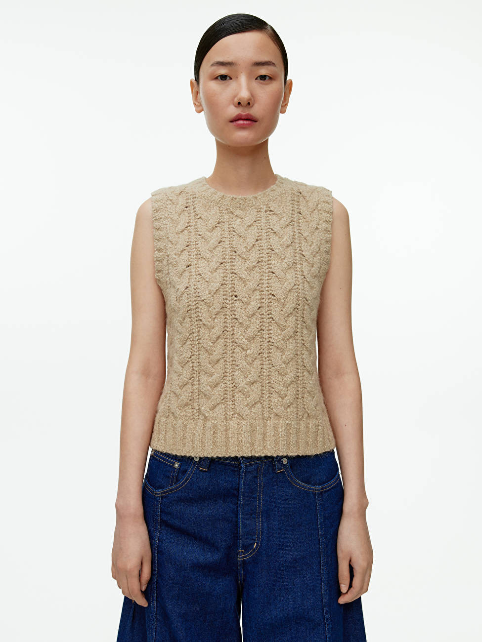 Cable-Knit Vest | ARKET (US&UK)
