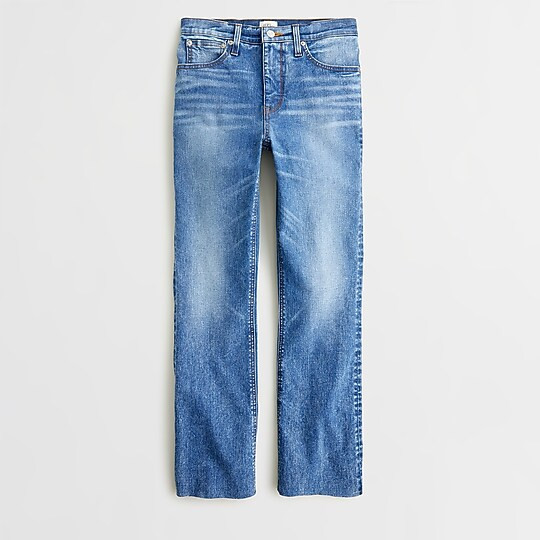 Petite 9" demi-boot crop jean in Cool Shadow wash | J. Crew US