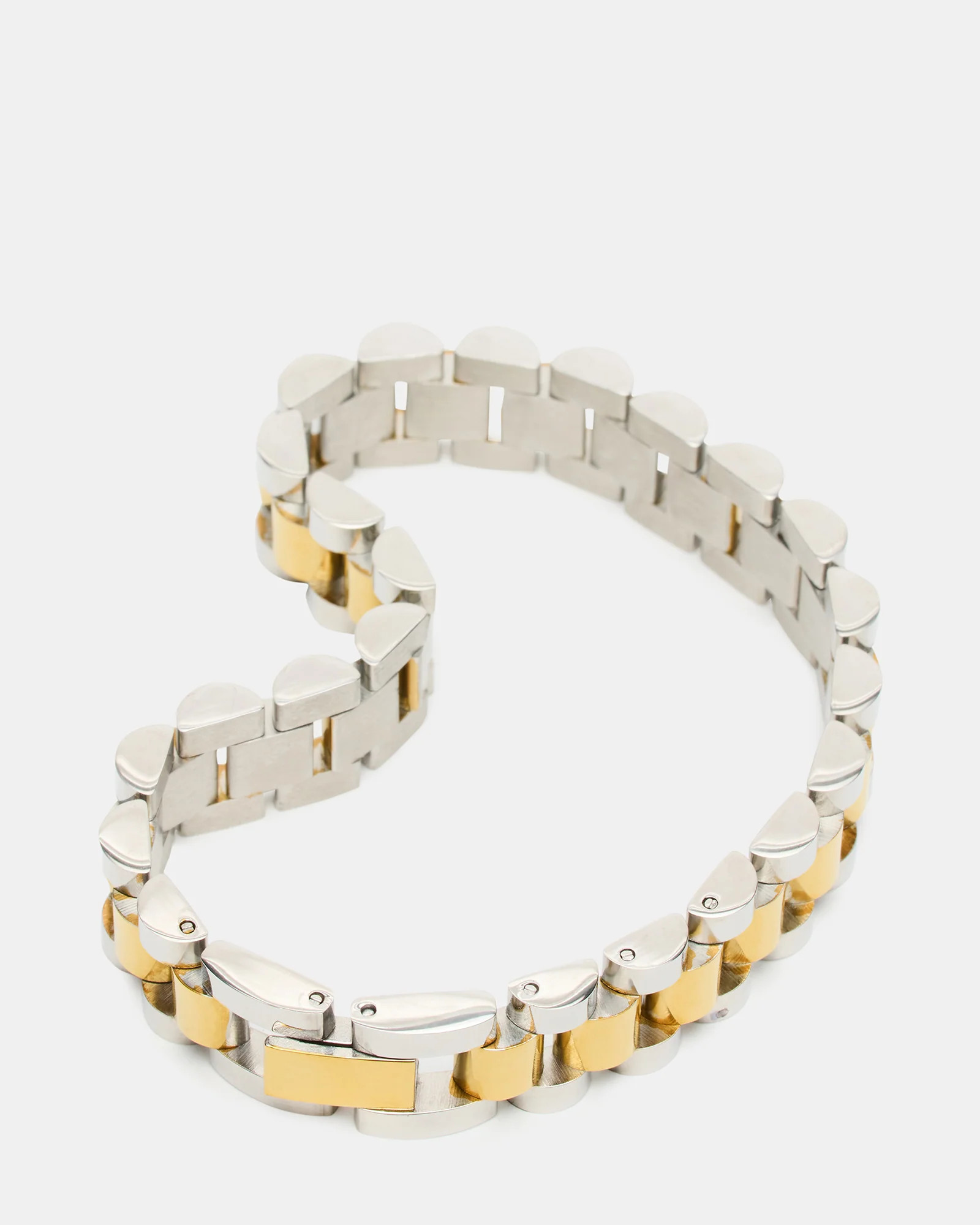 WATCH CHAIN Gold Multi Chunky Stretch Bracelet | Steve Madden (US)