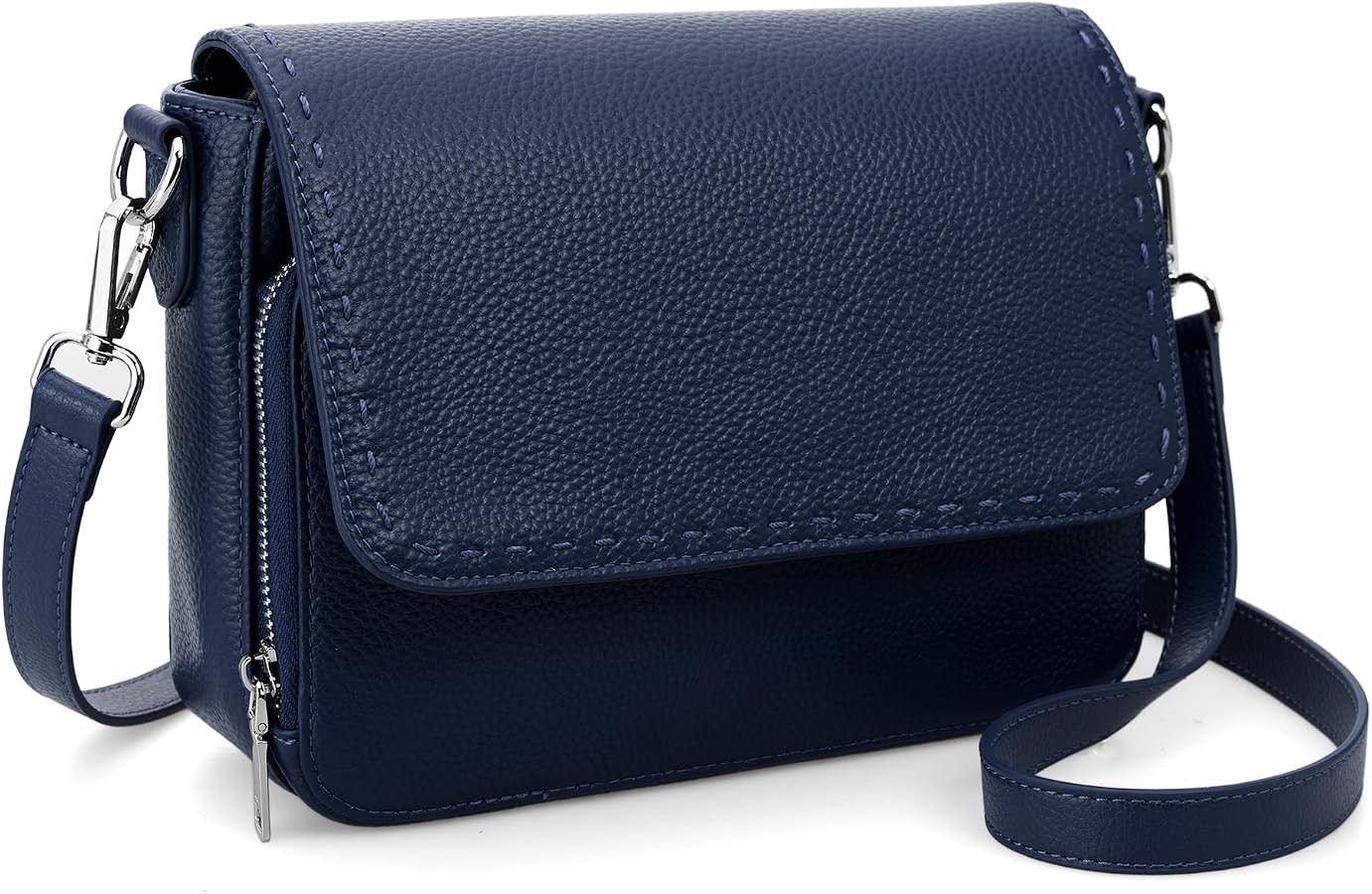 befen Genuine Leather Crossbody Bags for Women Medium Purse with Built in RFID Wallet Womens Soft... | Amazon (US)