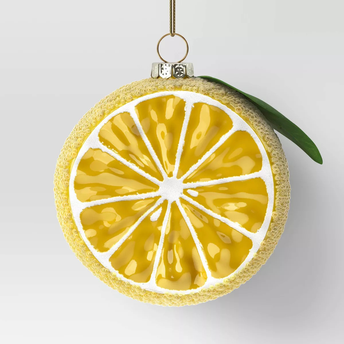 Christmas Glass Sliced Open Lemon Ornament - Wondershop™ | Target
