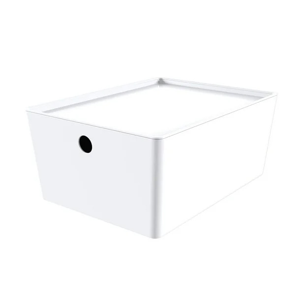 Mainstays Large Lidded Storage White | Walmart (US)