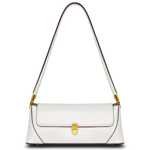 cuiab Women's Shoulder Bag, Shoulder Bag for Women, White Purse, White Shoulder Bag, Vintage Shoulder Bag(Bone White) | Amazon (US)