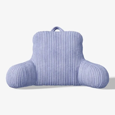 Mainstays Kids Ribbed Corduroy Plush Backrest Pillow, Light Purple, 33" x 13" x 25" | Walmart (US)